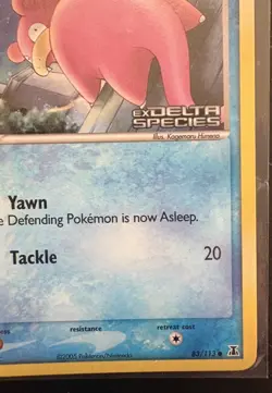 Slowpoke 83/113 Stamped Reverse Holo Delta Species Pokemon Card LP - Image 5