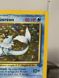 Vaporeon 12/64 - Jungle Unlimited Holo WOTC Pokemon TCG MP - Image 3