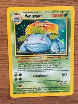 Pokemon TCG Venusaur Base Set 18/130 Holo 1999-2000 Wizards - Image 1