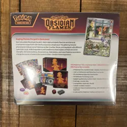 POKEMON Scarlet Violet Obsidian Flames ELITE TRAINER SEALED ETB - Image 3
