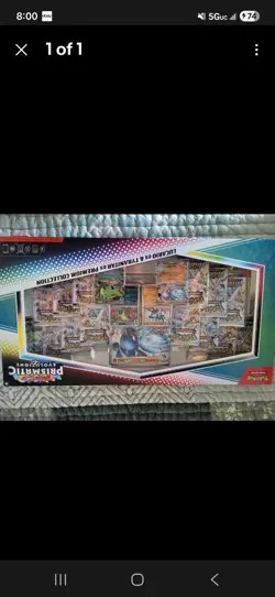 Pokemon TCG Prismatic Evolutions Lucario Ex + Tyranitar Ex Premium Collection - Image 1
