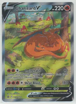 Charizard V 2022 Pokemon SWSH Ultra Premium Collection Black Star Promo #SWSH260 - Image 1