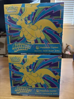 Ascended Heroes Pokemon Center ETB x2 IN HAND - Image 1