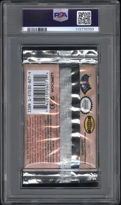 PSA 10 GEM MT 1999 POKEMON FOSSIL UNLIMITED LAPRAS ART SEALED BOOSTER PACK - Image 2