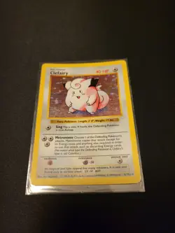 Pokemon Clefairy 5/102 -Base Set Shadowless- HP - Image 1