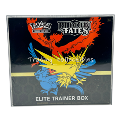 Hidden Fates Sun and Moon Elite Trainer Box ETB Pokemon with Case - Image 1