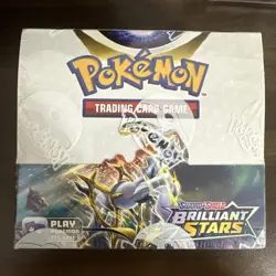 Pokemon Sword & Shield Brilliant Stars Booster Box Factory Sealed (36 Packs) - Image 1