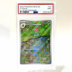 Ivysaur 167/165 Mint PSA 9 Pokemon Scarlet And Violet 151 Illustration Rare - Image 1
