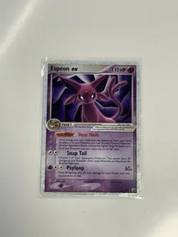 Pokemon TCG Espeon ex 102/115 Unseen Forces Holo Silver Border - Image 1