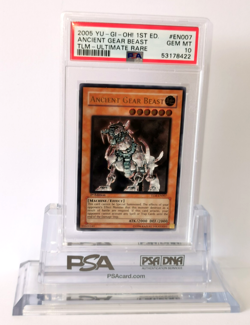 Ancient Gear Beast tlm-en007 1st Edition (PSA 10) Ultimate Rare Yu-Gi-Oh! - Image 1