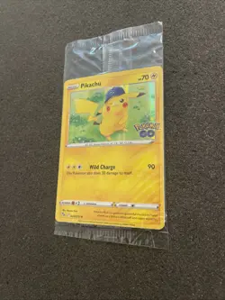 Pokemon/Pokemon GO Prerelease Pikachu Holo Foil Promo Card #028/078 Sealed - Image 4