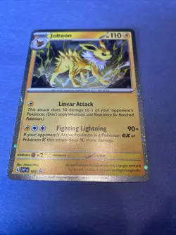 Jolteon SVP169 Black Star Promo Cosmos Holo Rare Pokemon Card NM - Image 1