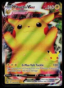 Pokemon Card - Pikachu VMAX Sword & Shield Promo SWSH062 Holo - Image 1