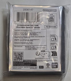 Bandai Card Games Fest 25-26 Exclusive Tekkadan Gundam Official Card Sleeves! - Image 2