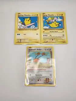 Surfing Pikachu 111/108 - XY Evolutions Secret Rare Lot of 3 Cards! - Image 1