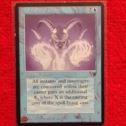 Magic: The Gathering In the Eye of Chaos Enchantment Legends Blue 1994 - Image 1