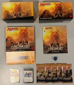Amonkhet - COMPLETE Set x4 + Tokens, Bundle Accessories, Promos, More! Magic MTG - Image 1