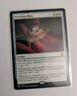 MTG - Wedding Ring 32 MTG Commander: Innistrad: Crimson Vow Mythic - NM - Image 1