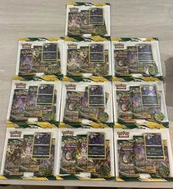 Lot (10) of Pokemon Evolving Skies 3 Pack Blister - UMBREON New Sealed - Image 1