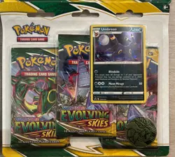 Lot (10) of Pokemon Evolving Skies 3 Pack Blister - UMBREON New Sealed - Image 2