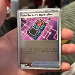 Team Rocket's Transceiver Reverse Holo Pokemon Ascended Heroes 209/217 NM - Image 1