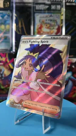 Pokemon TCG Iris's Fighting Spirit 180/159 Journey Together Ultra Rare - Image 1
