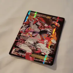 Pokemon Team Magma's Groudon EX Double Crisis 15/34 Full Art Holo Ultra Rare - Image 2