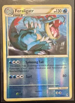 Pokemon TCG Feraligatr Call Of Legends #25/95 Reverse Holo Card - LP - Image 1