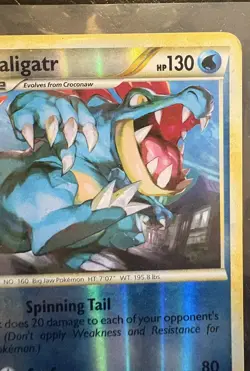 Pokemon TCG Feraligatr Call Of Legends #25/95 Reverse Holo Card - LP - Image 3