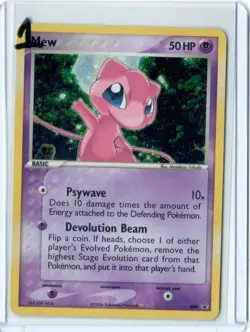 2006 Pokemon Nintendo Mew Holo Black Star Promo LP #40 - Image 1