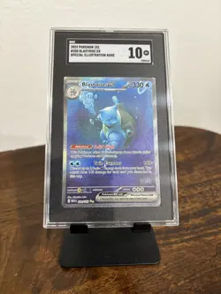 Pokemon Blastoise EX Special Illustration Rare Scarlet & Violet Gem Mint SGC 10 - Image 1