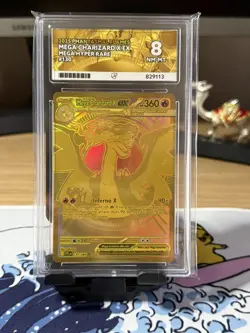 Mega Charizard X Ex 130/094 Hyper Rare Pokemon Phantasmal Flames ACE 8 - Image 1