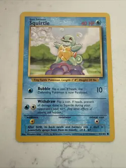 Bulbasaur, Charmander, Squirtle - Base Set - Pokemon TCG Kanto Starters - NM/LP - Image 5