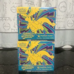 🔥 2X POKEMON ASCENDED HEROES ELITE TRAINER BOX POKEMON CENTER - SEALED ETBs - Image 1
