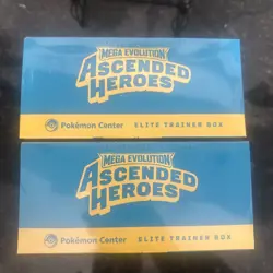 🔥 2X POKEMON ASCENDED HEROES ELITE TRAINER BOX POKEMON CENTER - SEALED ETBs - Image 5