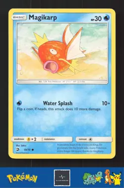 2018 Pokemon SM Dragon Majesty 19/70 Magikarp - Image 1