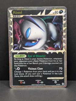 Absol (Prime) 91/102 Triumphant Holo Ultra Rare Pokemon TCG Nintendo MP+ - Image 1