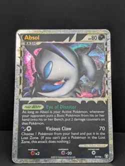 Absol (Prime) 91/102 Triumphant Holo Ultra Rare Pokemon TCG Nintendo MP+ - Image 3