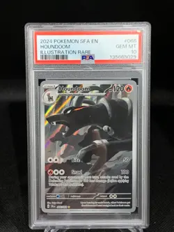2024 Pokemon Shrouded Fable Houndoom #066/064 PSA 10 - Image 1