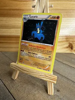 Pokemon Legendary Treasures Holo Rare,Reverse Holo Lucario #80/113 MP - Image 1