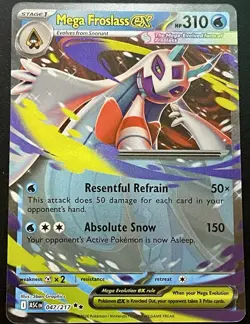 Mega Frosslass EX 047/217 Ascended Heroes Holo Ultra Rare English Pokemon NM - Image 1