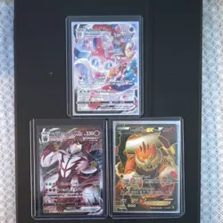Pokemon TCG Foil Sylveon VMAX, Urshifu VMAX, Landorus EX - English/Japanese - Image 1