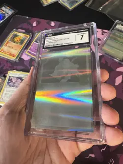 TEST PRINT Pokemon Houndstone 106 Trick Or Trade 2023 Holo Error Misprint TCG - Image 4