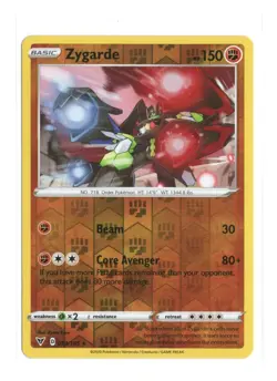 Pokemon Zygarde Vivid Voltage Sword & Shield 093/185 Reverse Holo TCG 2020 - Image 1