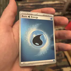Holo Basic Water Energy Ascended Heroes Pokemon TCG 003 - Image 2