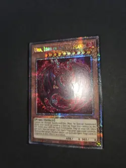 Yu-Gi-Oh STARLIGHT RARE Uria Lord of Searing Flames 1st Edition MZMU-EN000 - Image 3