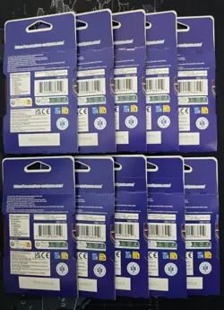 (Lot of 10) One Piece OP-14 Sleeved Booster Packs - The Azure Sea's Seven SEALED - Image 2