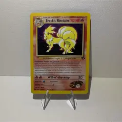 Pokemon Brock's Ninetales Gym Challenge Holo Rare 3/132 English Card - Image 1