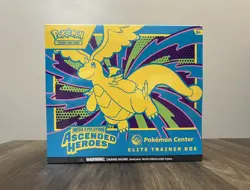 Ascended Heroes Pokemon Center Exclusive ETB Elite Trainer Box Card Tcg New - Image 1