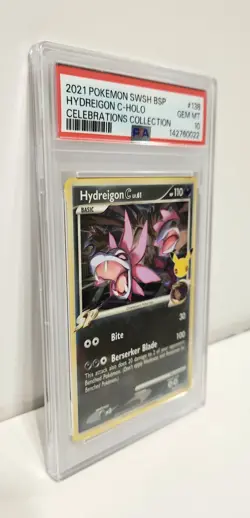 2021 Pokemon Celebrations PSA 10 GEM MINT #138 Hydreigon C Promo Card - Image 2